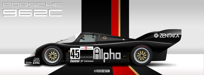 Porsche 962C-104 | Alpha Advan - Black Livery